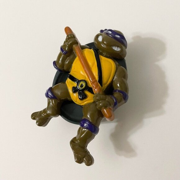 Vtg 80s Donatello TMNT Ninja Turtles Flip Watch No Band Not Working - Picture 13 of 15